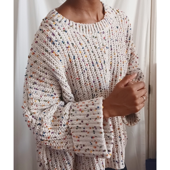 Pol Cream Confetti Sweater 742 
